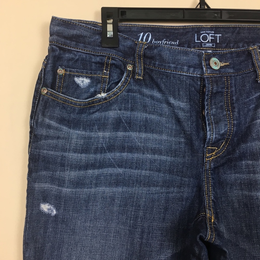 Ann Taylor LOFT boyfriend jeans - Picture 2 of 8